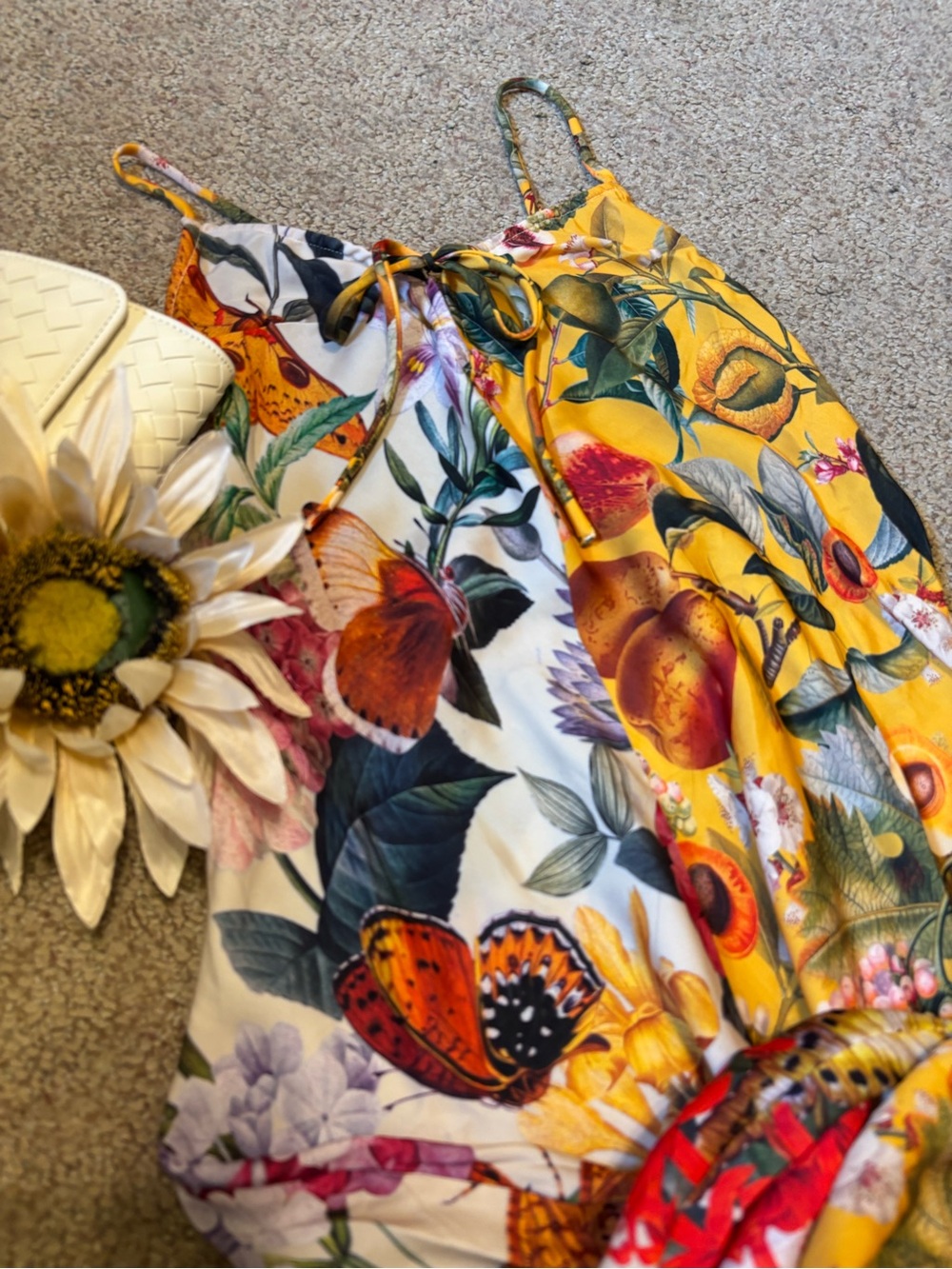 Anthropologie Floral Slip Midi Dress in Multi - Picture 5 of 12